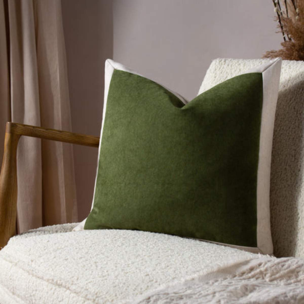 Furn Auden Linen Velvet Cushion