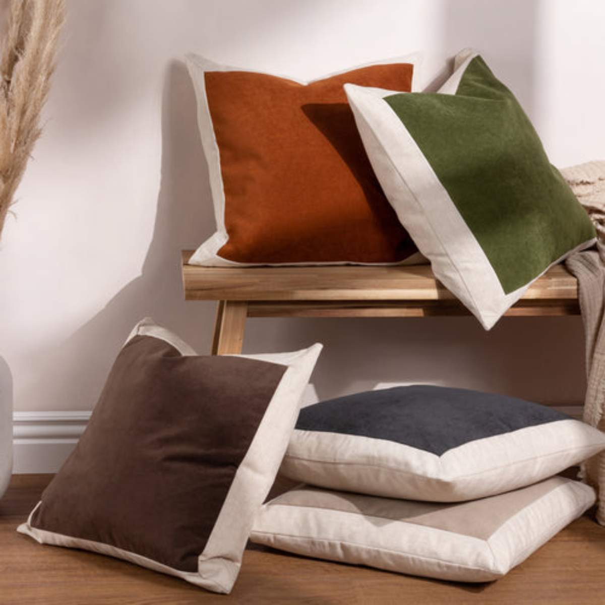 Furn Auden Linen Velvet Cushion