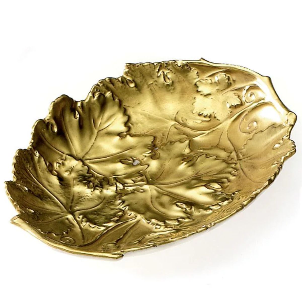 Villari Autumn Gold Small Oval Trinket dish