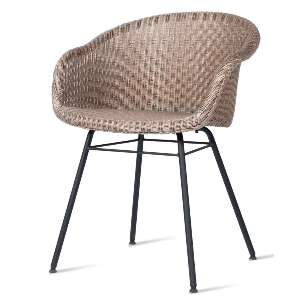 Vincent Shepherd Avril Dining Chair | Black Steel Base | Options