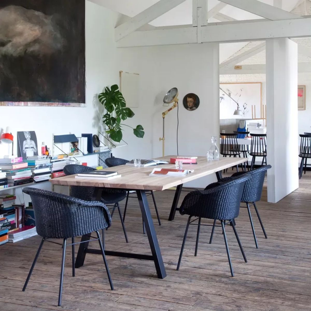 Vincent Shepherd Avril Dining Chair | Black Steel Base | Options