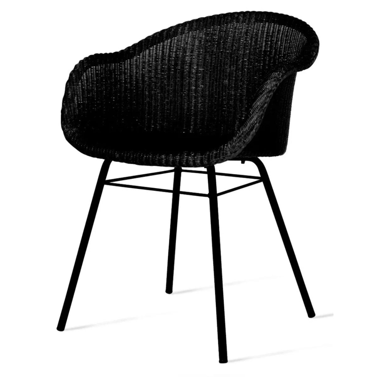Vincent Shepherd Avril Dining Chair | Black Steel Base | Options