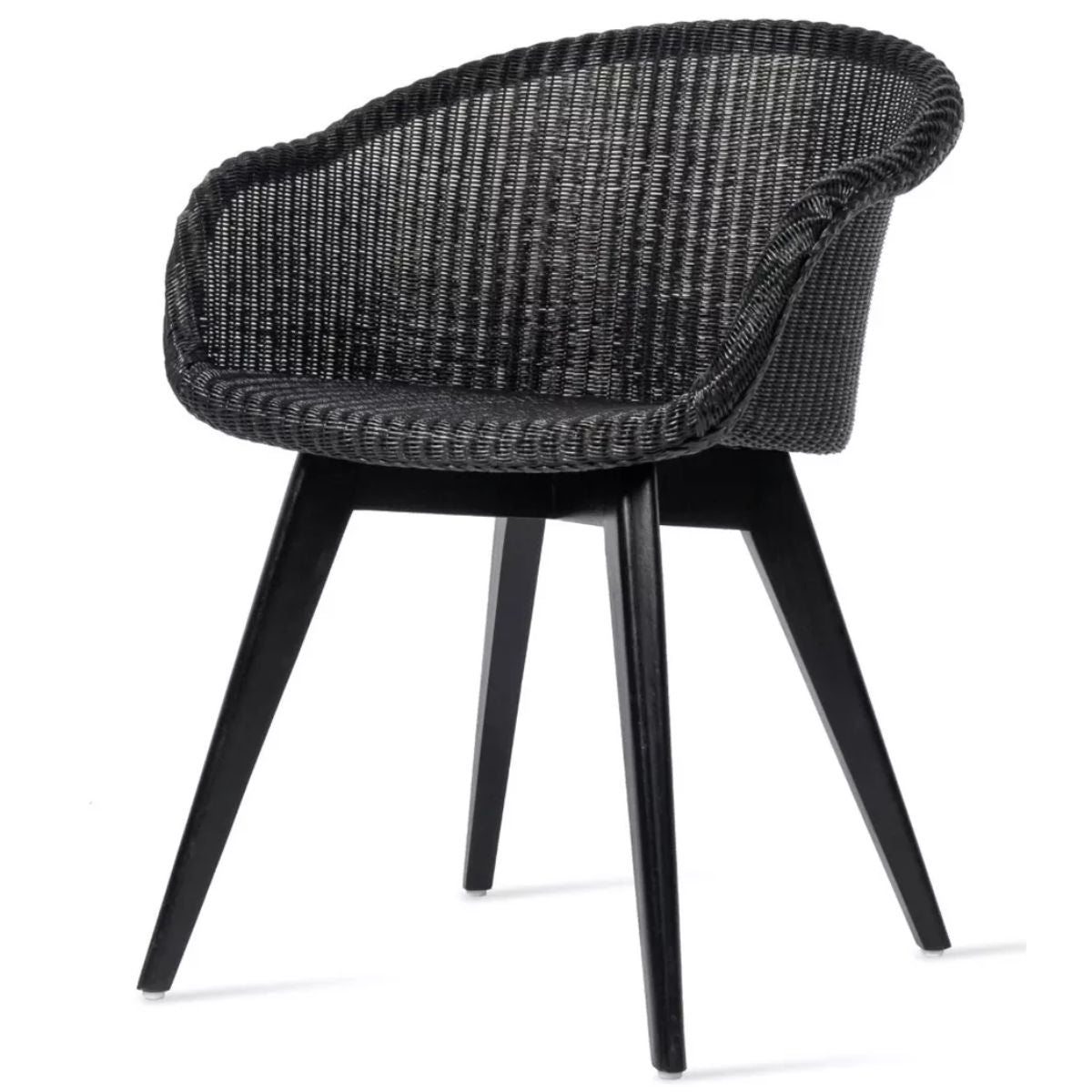 Vincent Shepherd Avril Dining Chair with Black Wood Base