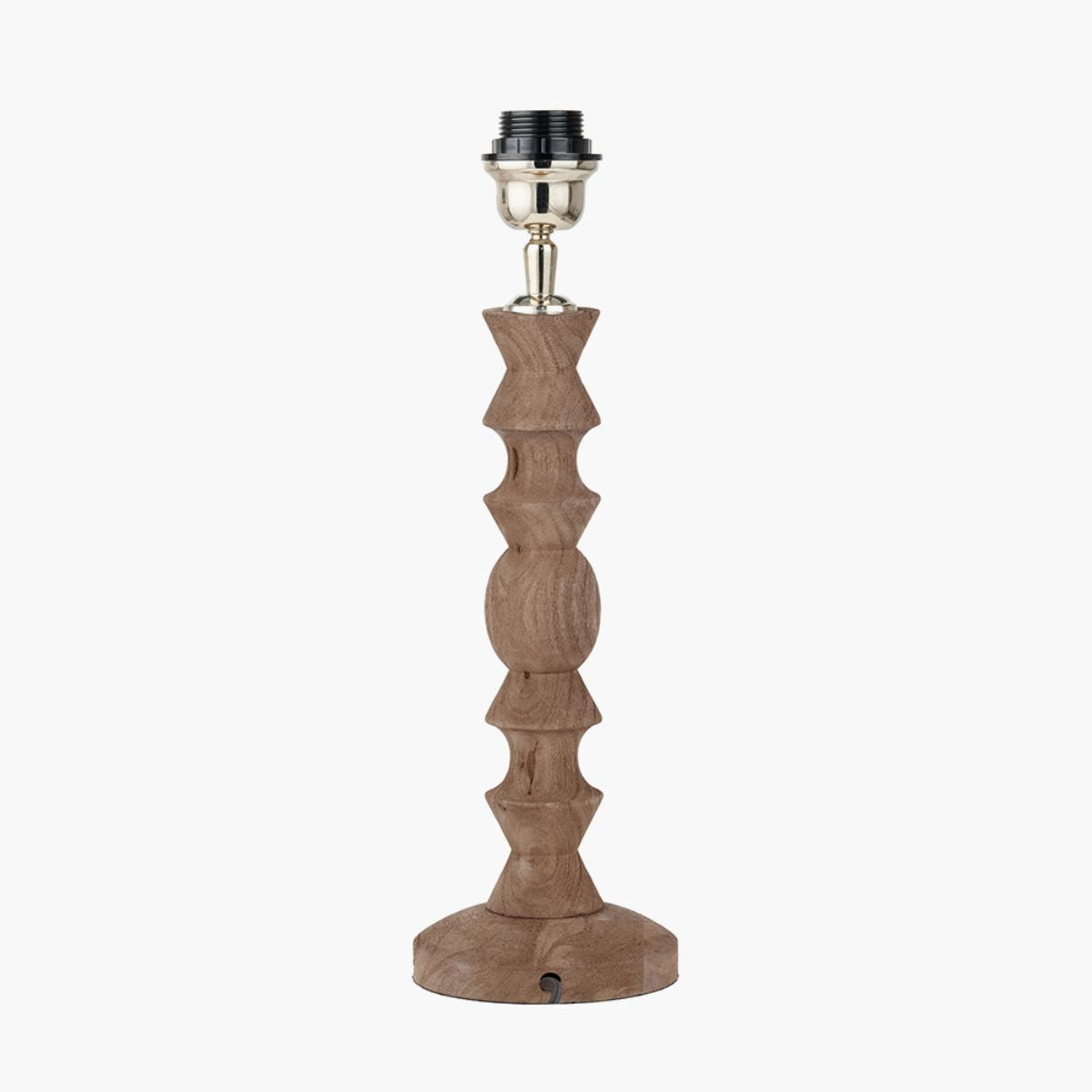 Pacific Lifestyle Ayra Natural Modernist Turned Wood Table Lamp Base