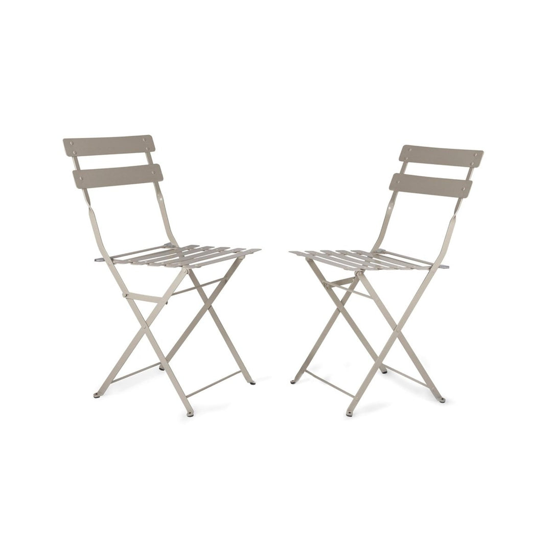 Garden Trading Rive Driote Bistro Chairs - Set of 2 Clay