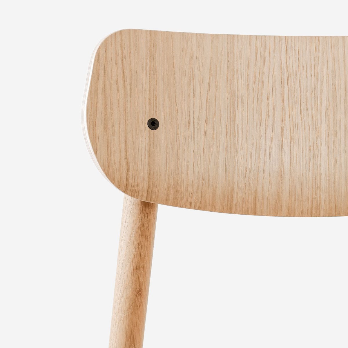 John Green Otis Oak Chair Black Hardware