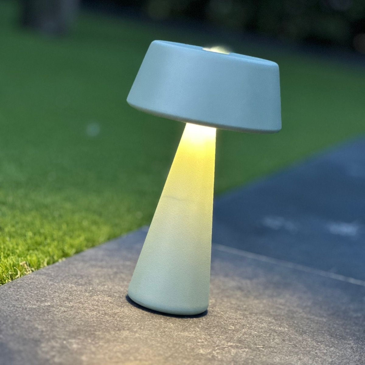 B Lamp Sage Green Lifestyle