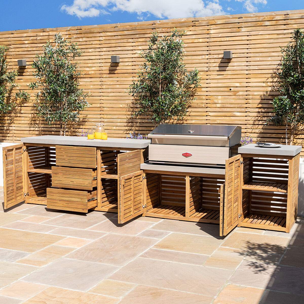 Maze - Bali Outdoor Kitchen Storage Units