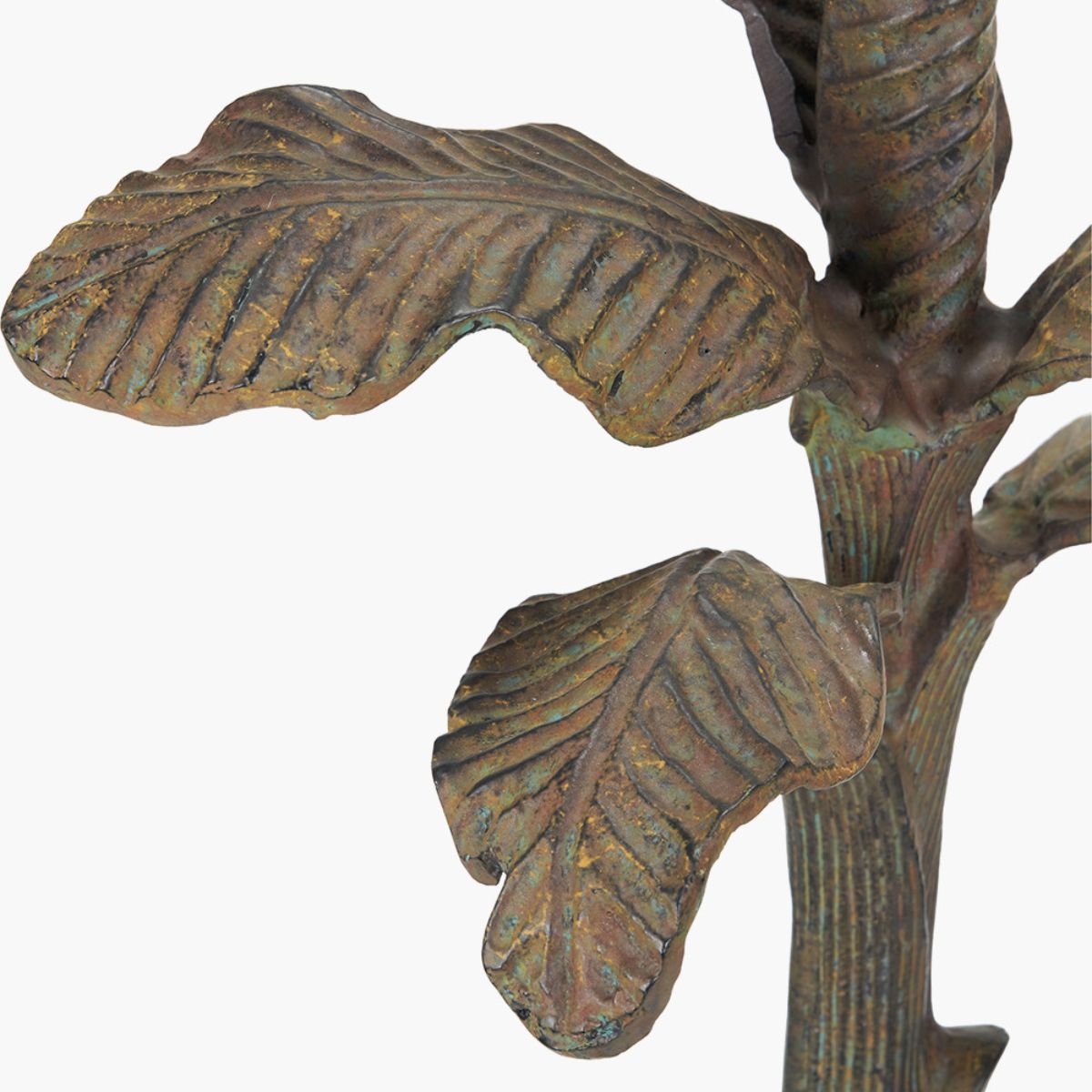 Pacific Lifestyle Bali Verdi Gris Metal Palm Tree Table Lamp Base