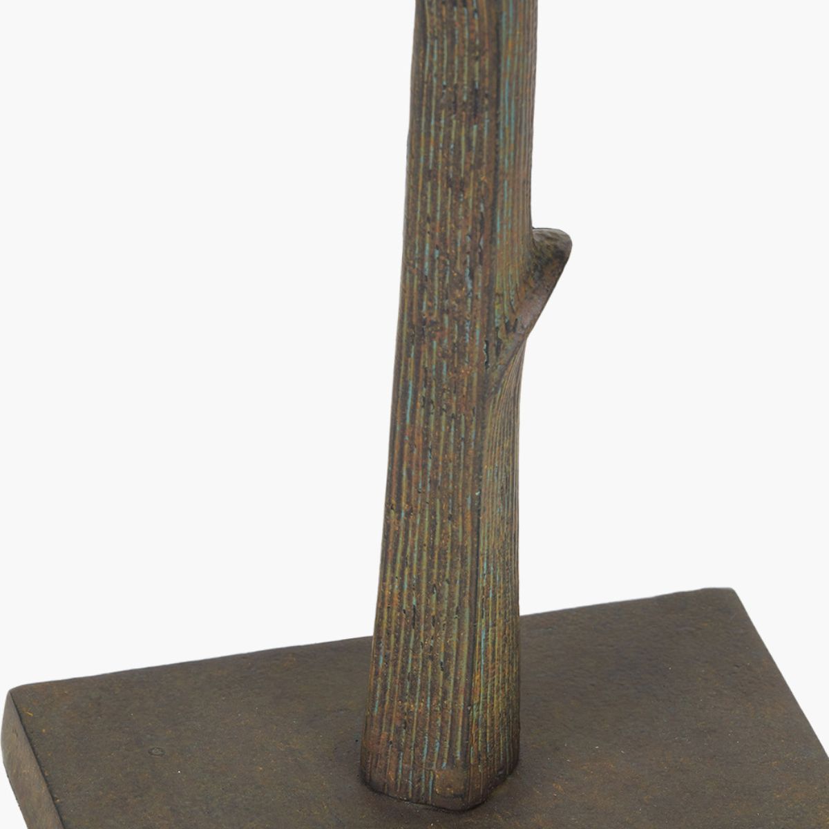 Pacific Lifestyle Bali Verdi Gris Metal Palm Tree Table Lamp Base