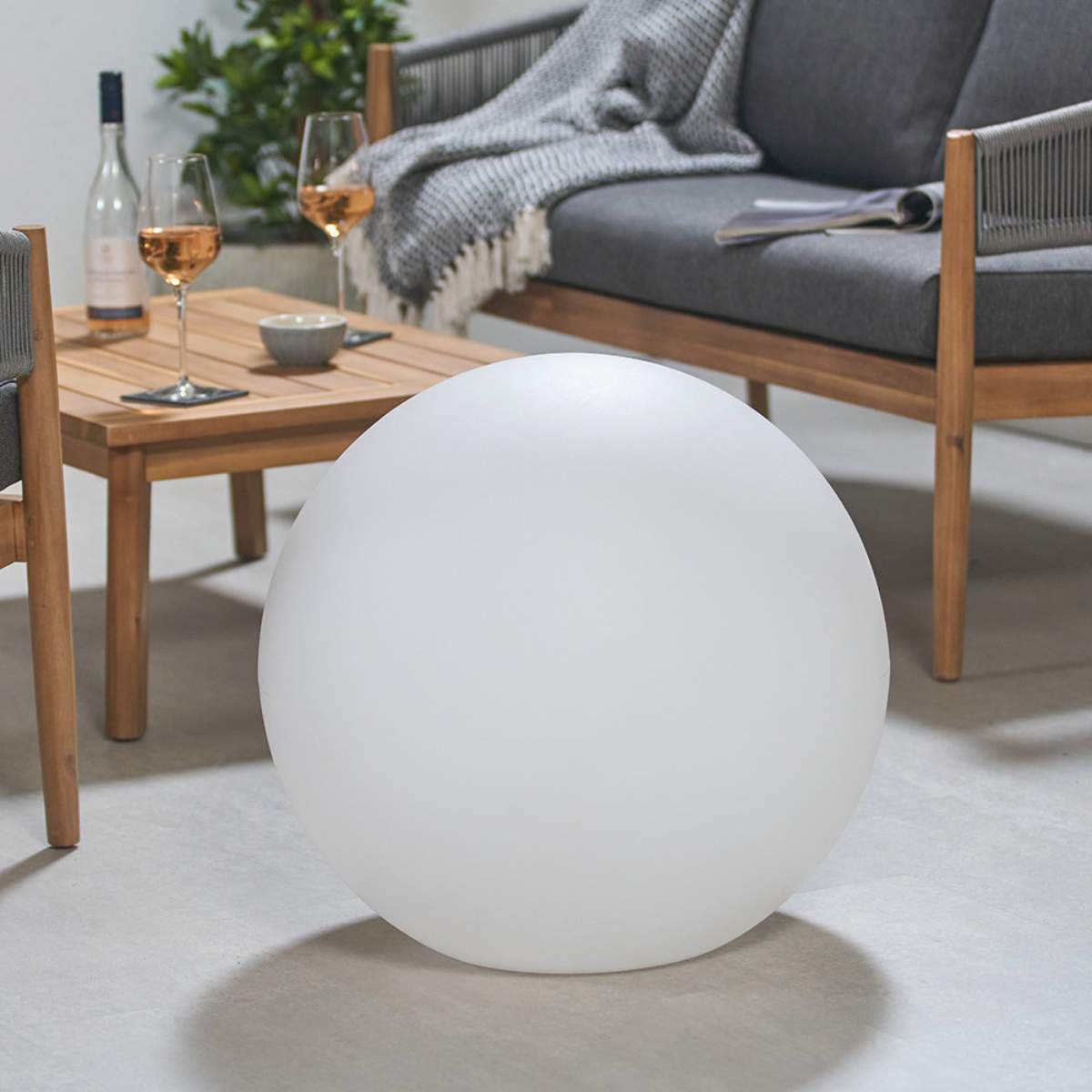 Pacific Lifestyle Ball Outdoor Lamp 56cm
