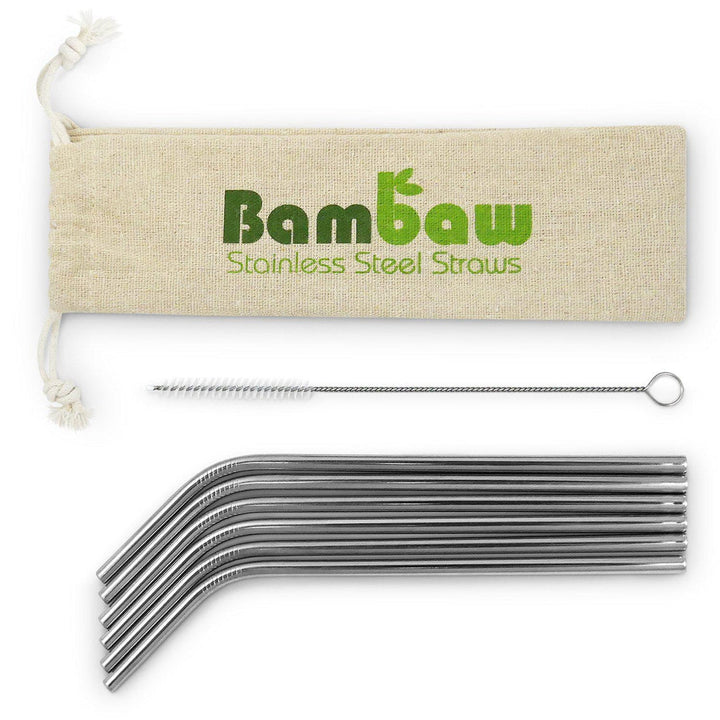Stainless Steel Straws S/6-Beaumonde
