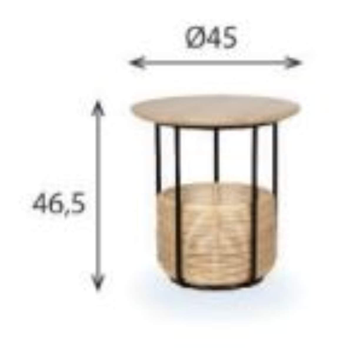Vincent Shepherd Basket Table Medium