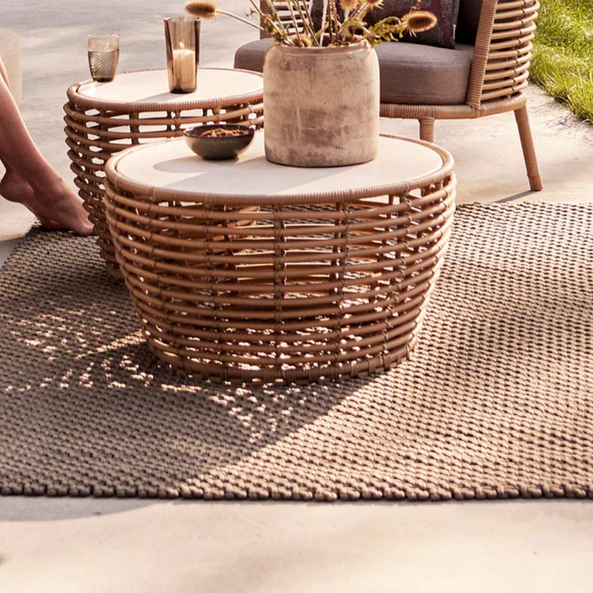 Cane-line Basket Coffee Table, Large