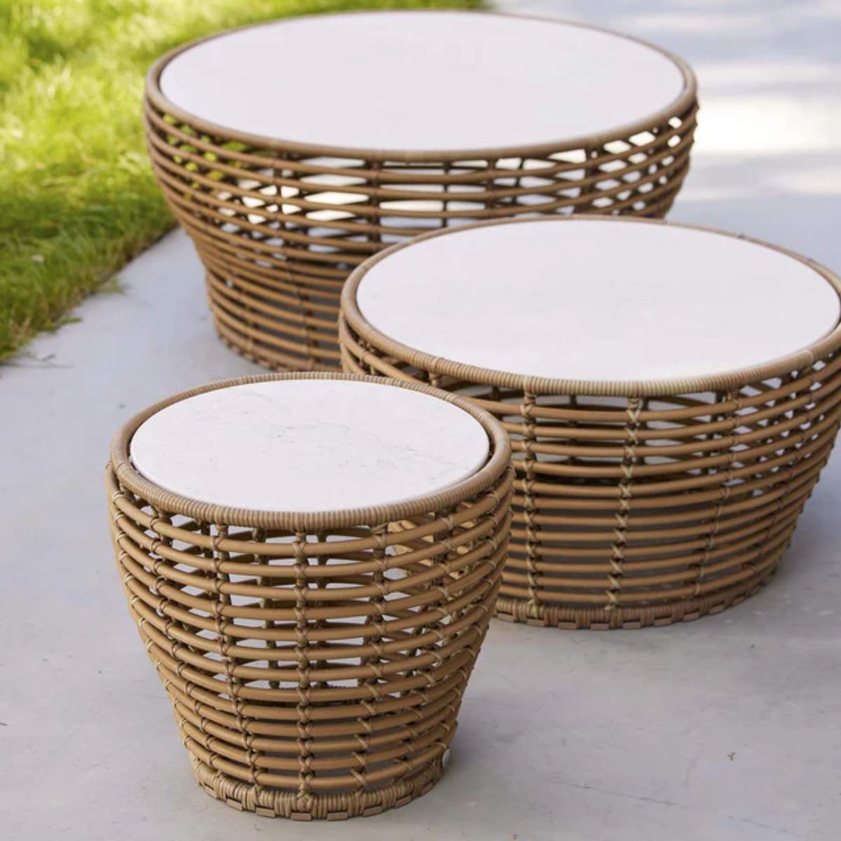 Cane-line Basket Coffee Table, Small
