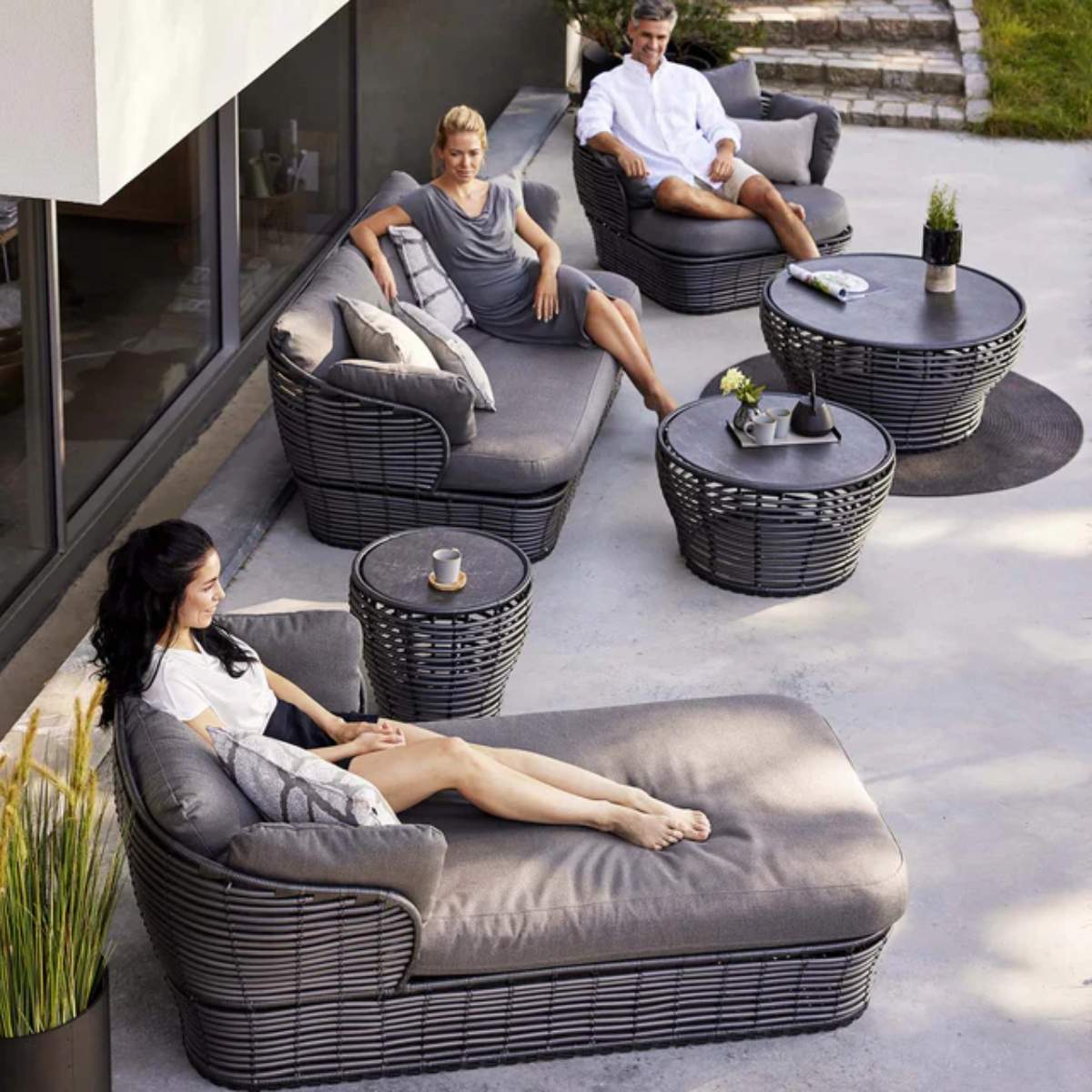 Cane-line Basket Coffee Table, Small