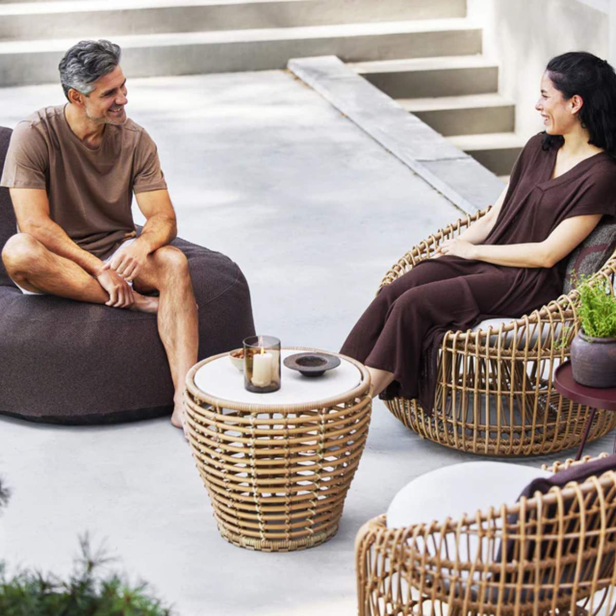 Cane-line Basket Coffee Table, Small