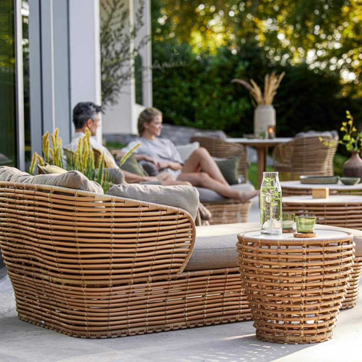 Cane-line Basket Coffee Table, Small