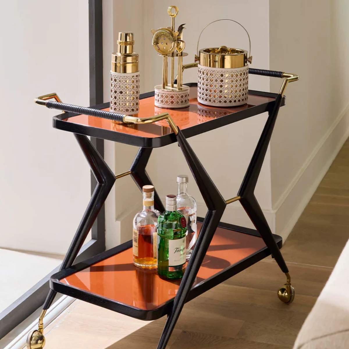 Jonathan Adler Basketweave Cocktail Shaker