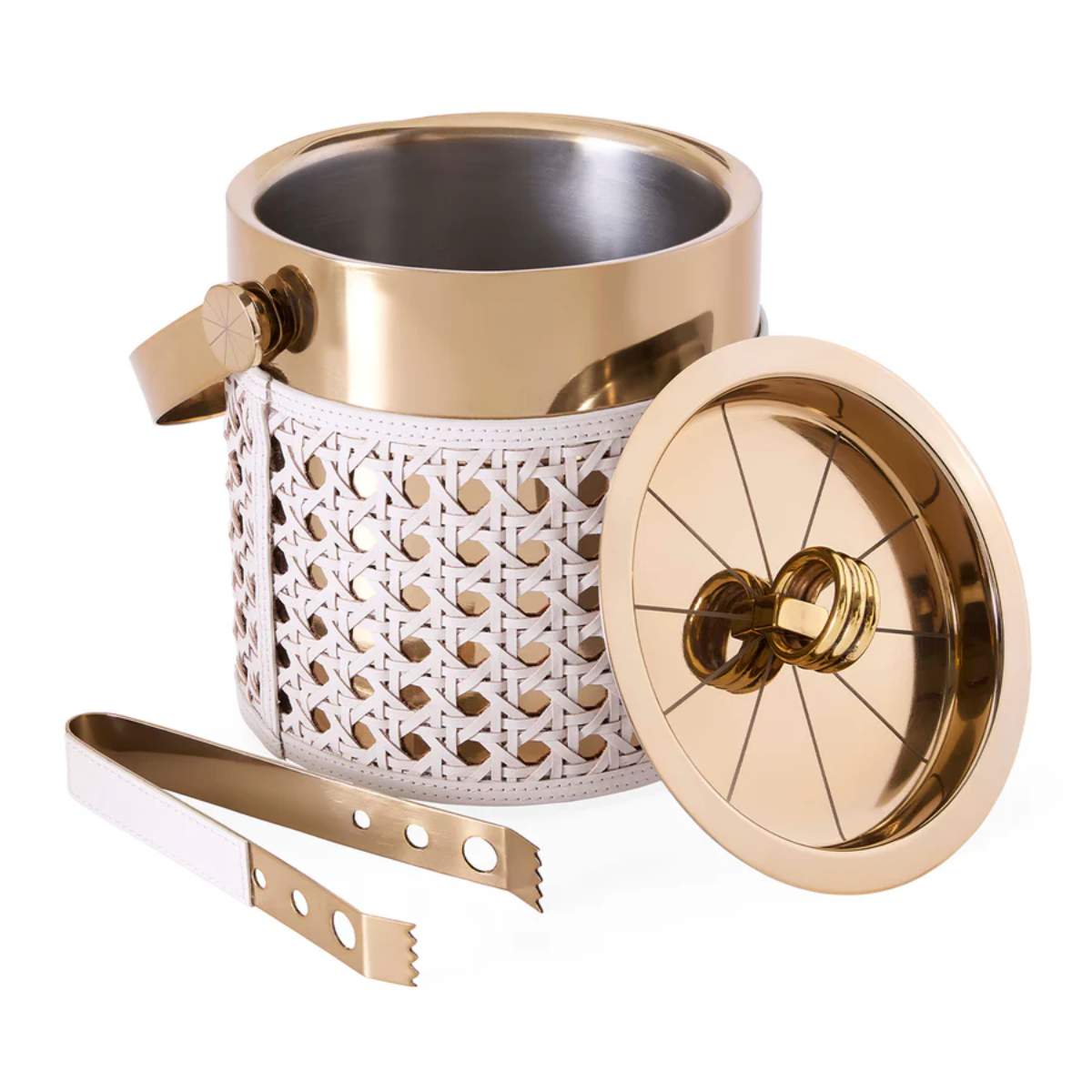 Jonathan Adler Basketweave Ice Bucket