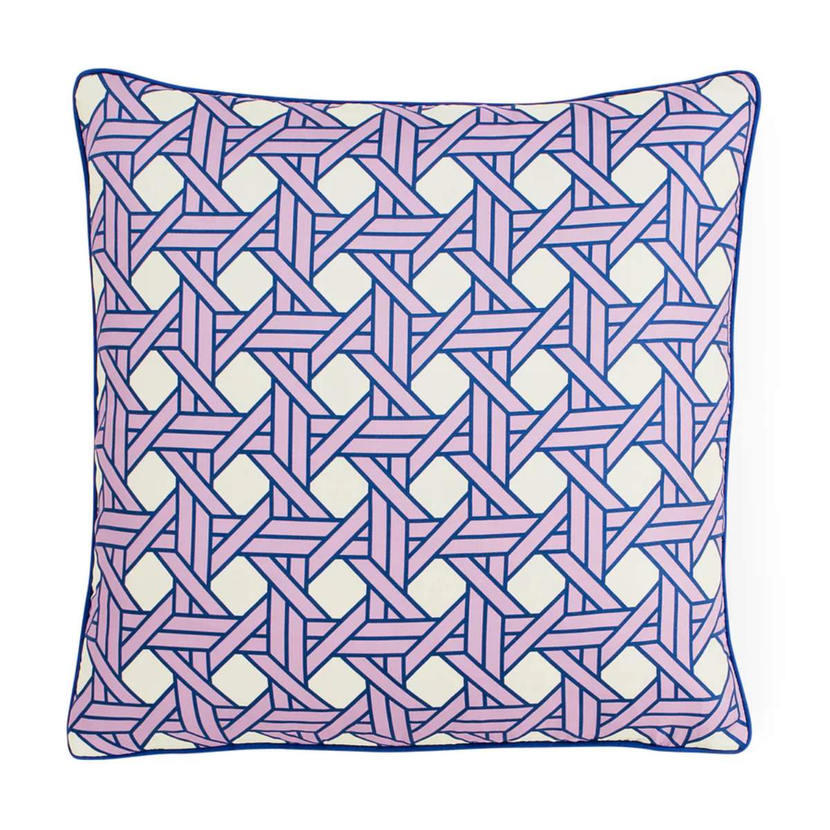 Jonathan Adler Basketweave Lavender Cushion