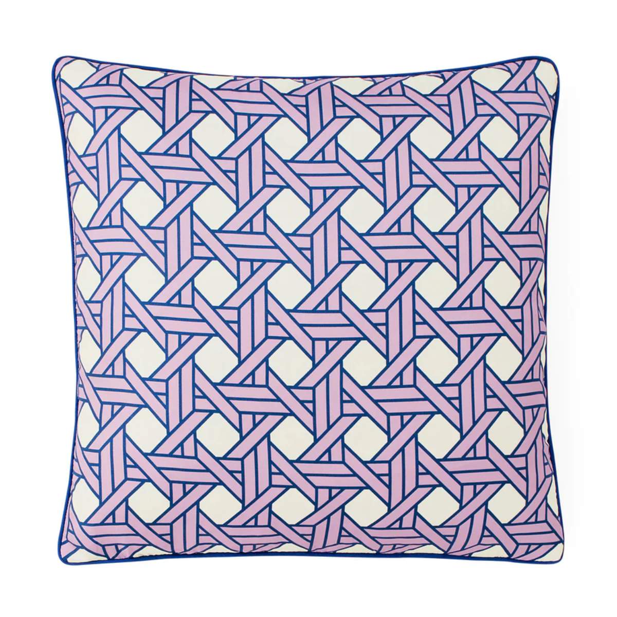 Jonathan Adler Basketweave Lavender Cushion