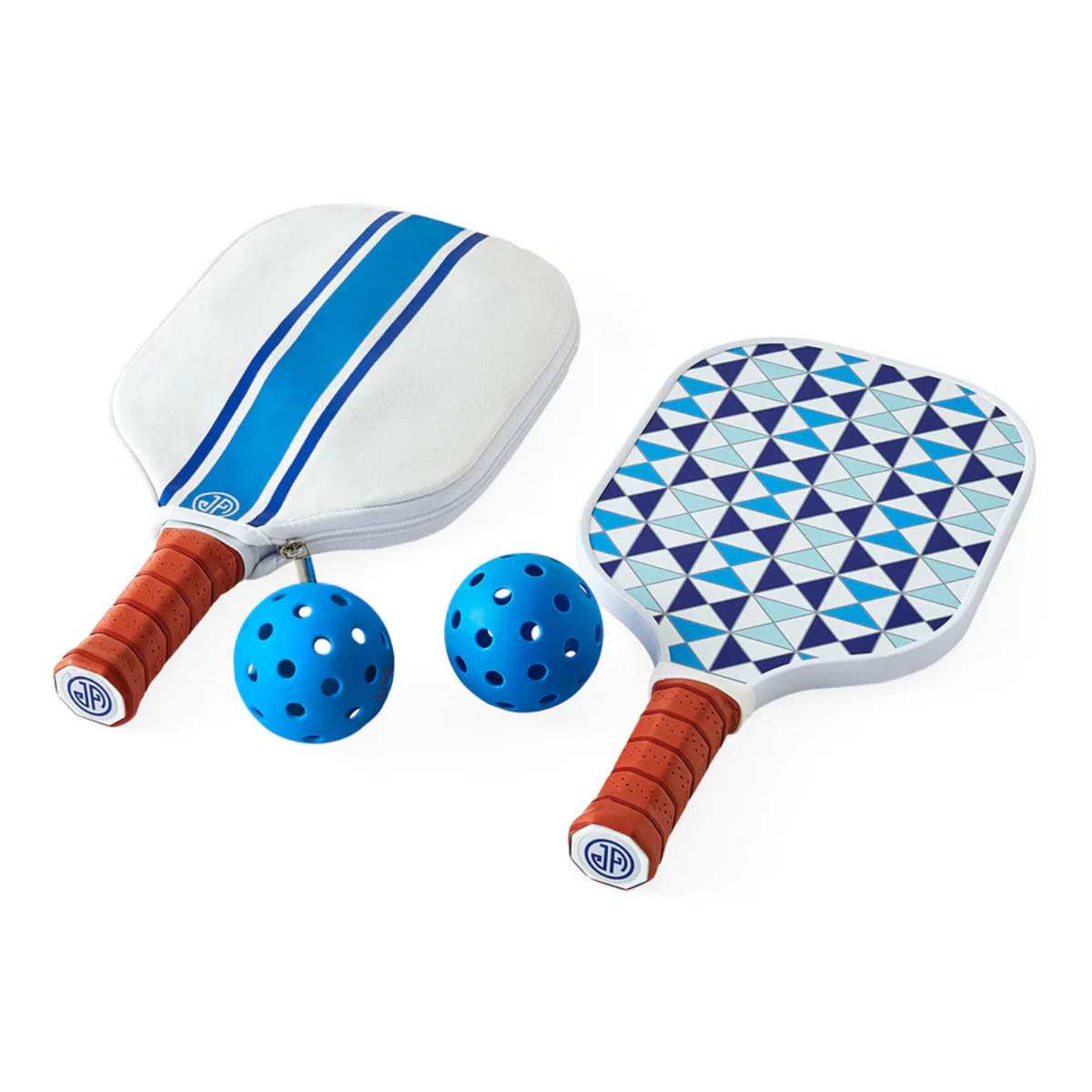 Jonathan Adler Basketweave Pickleball Set