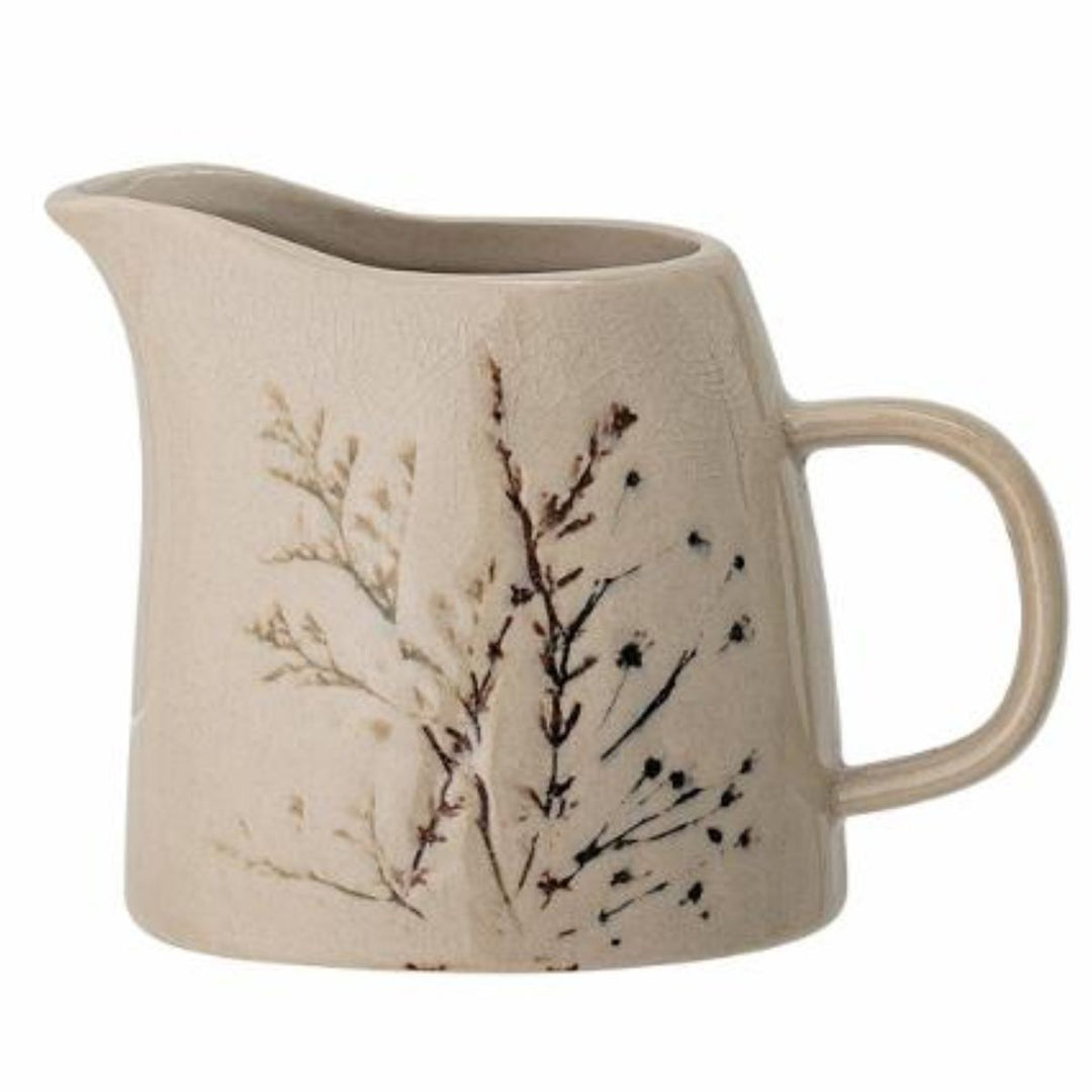Bloomingville Bea Milk Jug, Nature, Stoneware