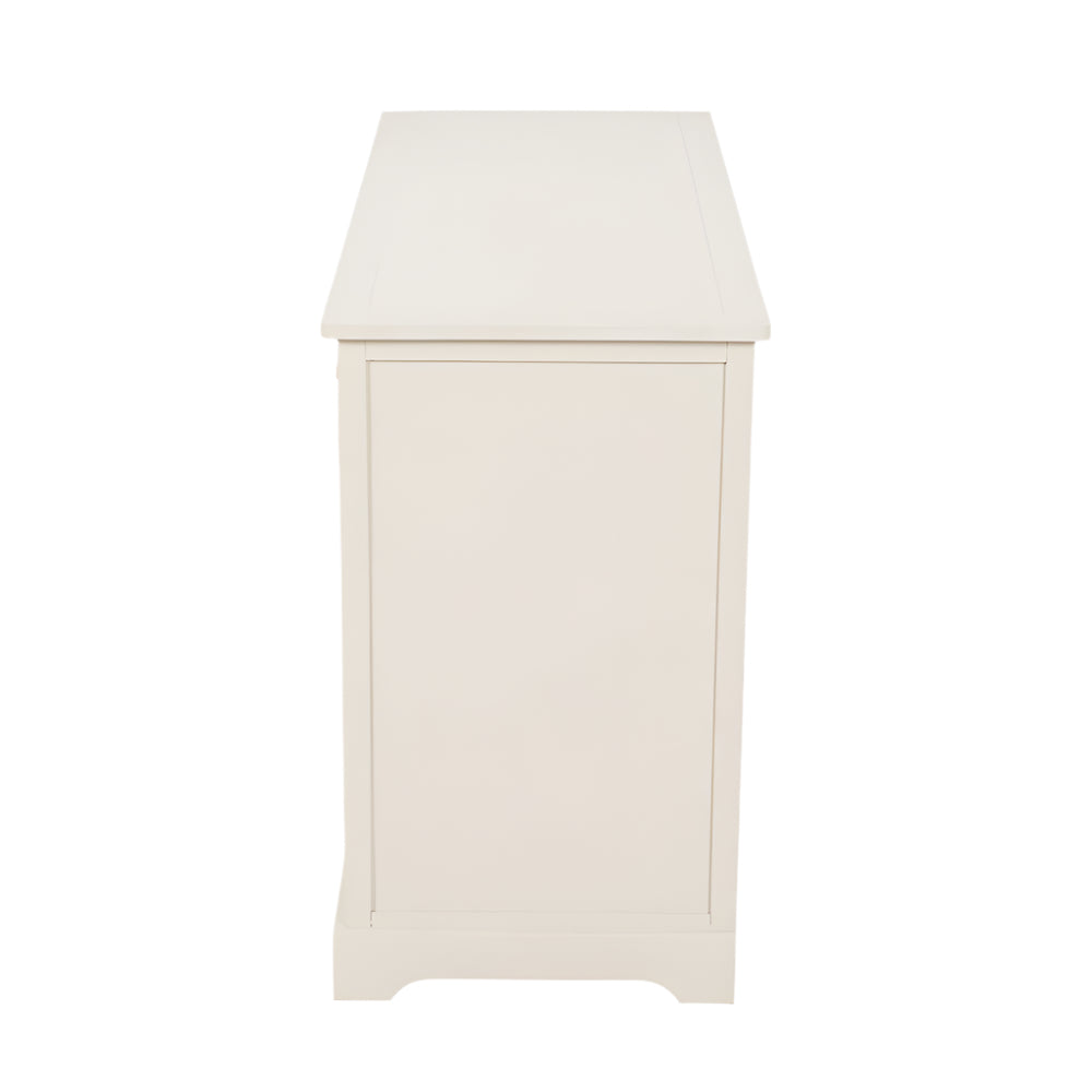 Beau&Co Bjarke Linen Pine Wood 3 Door 3 Drawer Unit