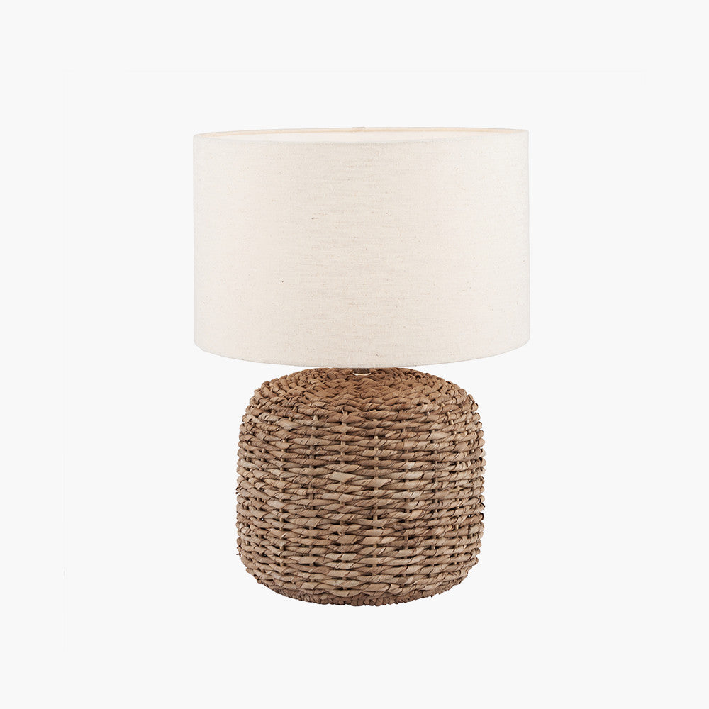 Beau&Co Einar Woven Small Table Lamp In Natural