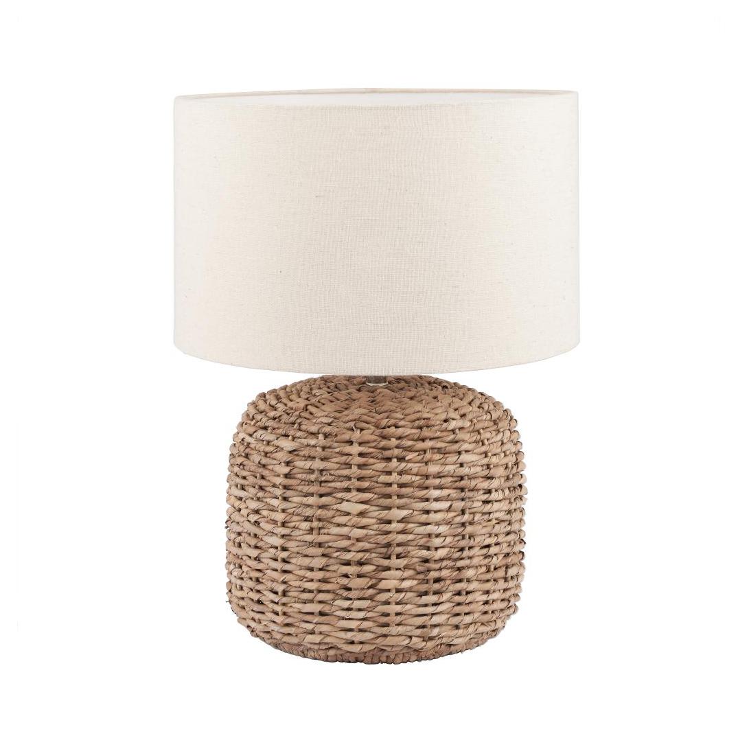 Beau&Co Einar Woven Small Table Lamp In Natural