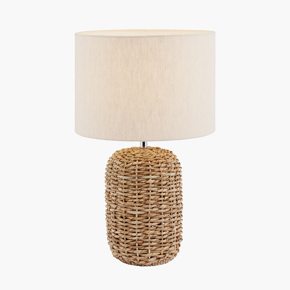 Beau&Co Einar Woven Tall Table Lamp In Natural