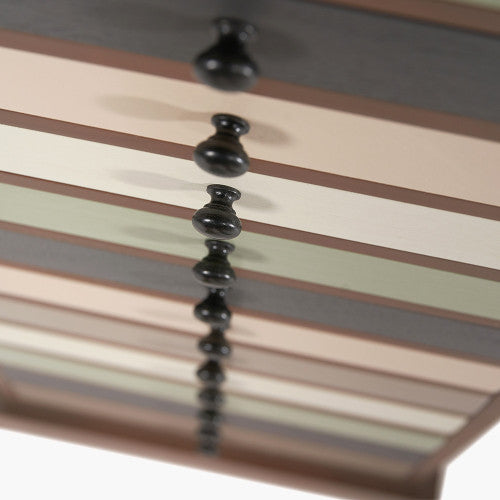 Beau&Co Falk Sage Multicoloured Pine Wood 13 Drawer Unit