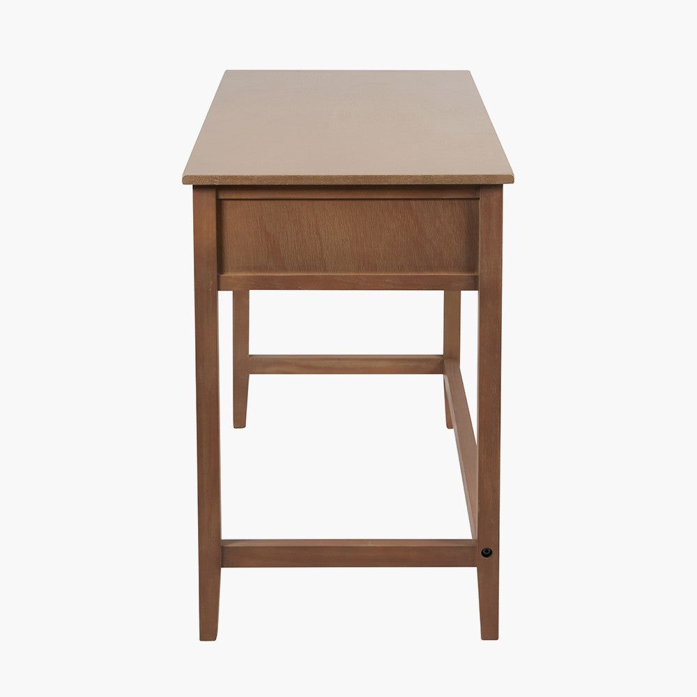 Beau&Co Falk Sage Multicoloured Pine Wood 3 Drawer Desk