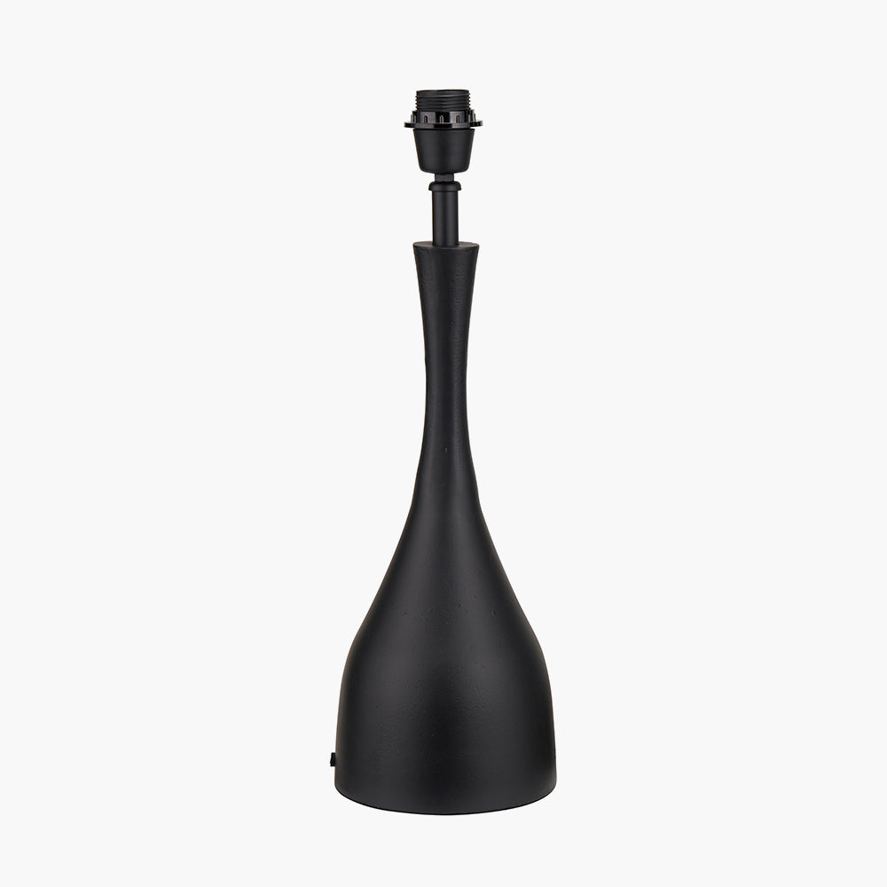 Beau&Co Maja Matt Black Metal Curved Table Lamp Base