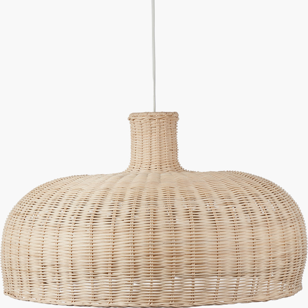 Beau&Co Nils Natural Rattan Dome Pendant