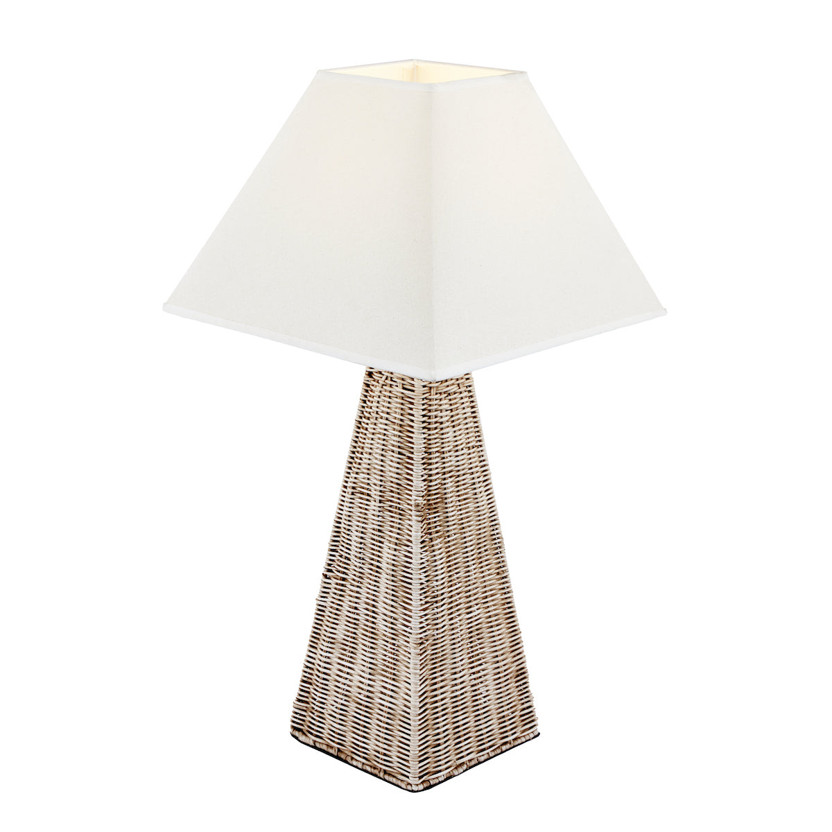 Beau&Co Seacomb Rattan Pyramid Table Lamp Base