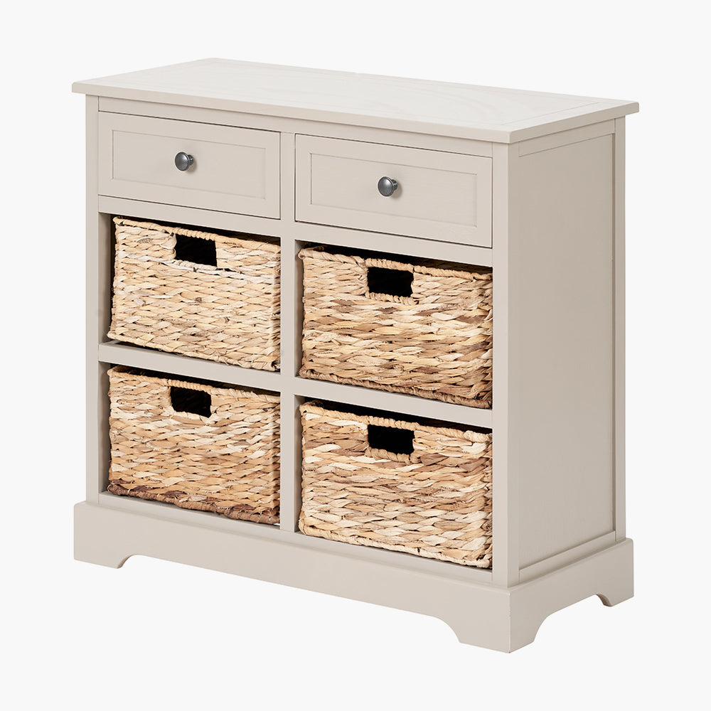 Beau&Co Sivert Putty Pine Storage Unit