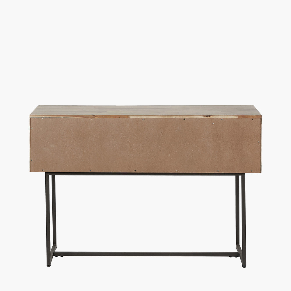 Beau&Co Torben Sand Wash Acacia Wood Console Table