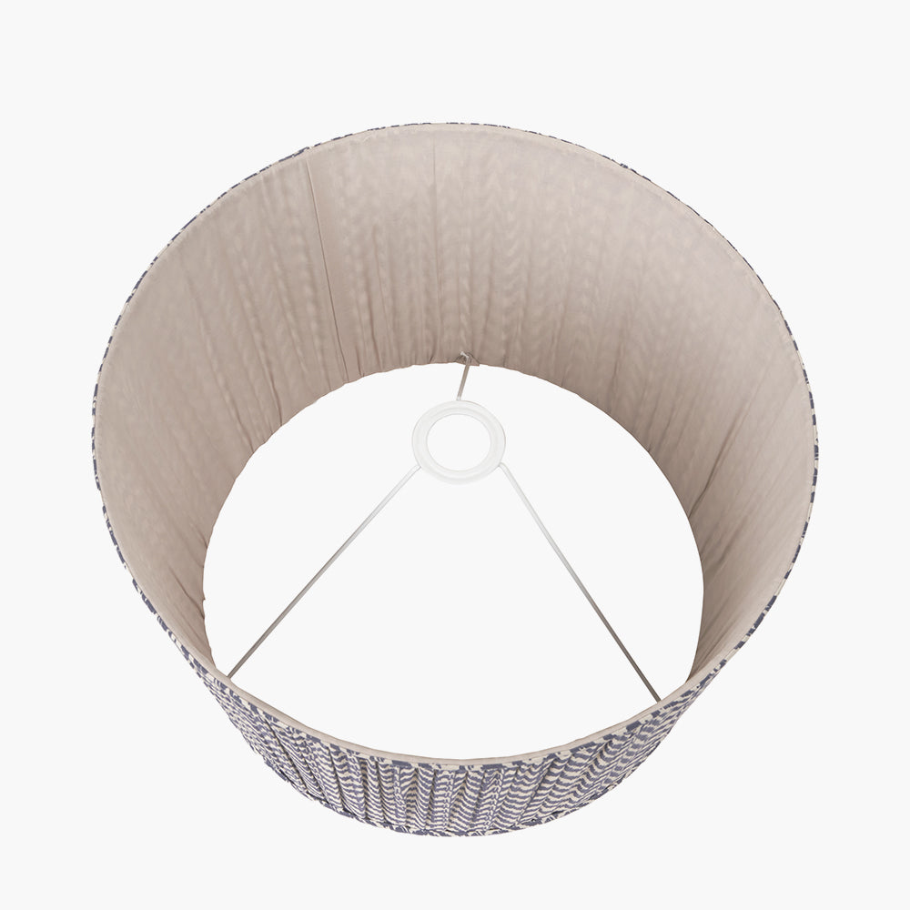 Beau&Co Zig Zag Empire Shade In Blue