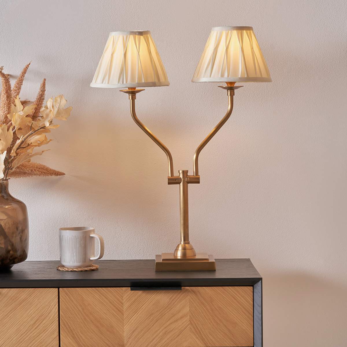Pacific Lifestyle Tatiana Antique Brass Metal Table Lamp Base