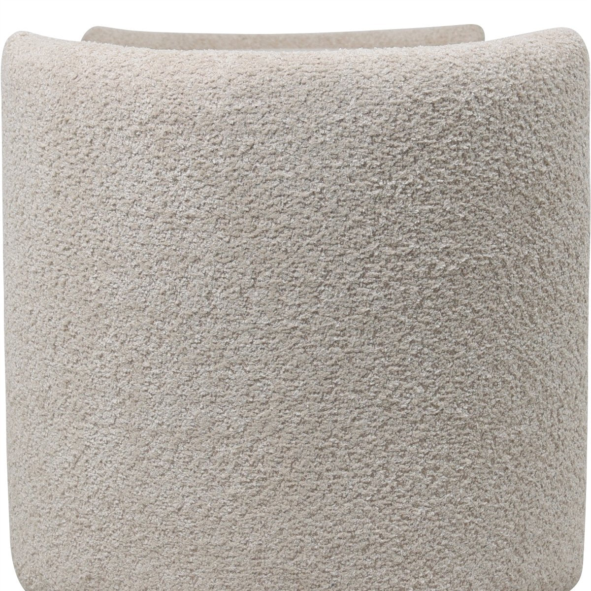 Beaumonde Home Blaine Upholstered Storage Bench Cream close up