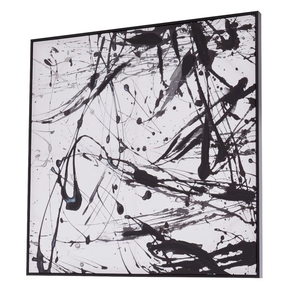Beaumonde Home ‘Astratti Black And White’ Wall Art-Beaumonde