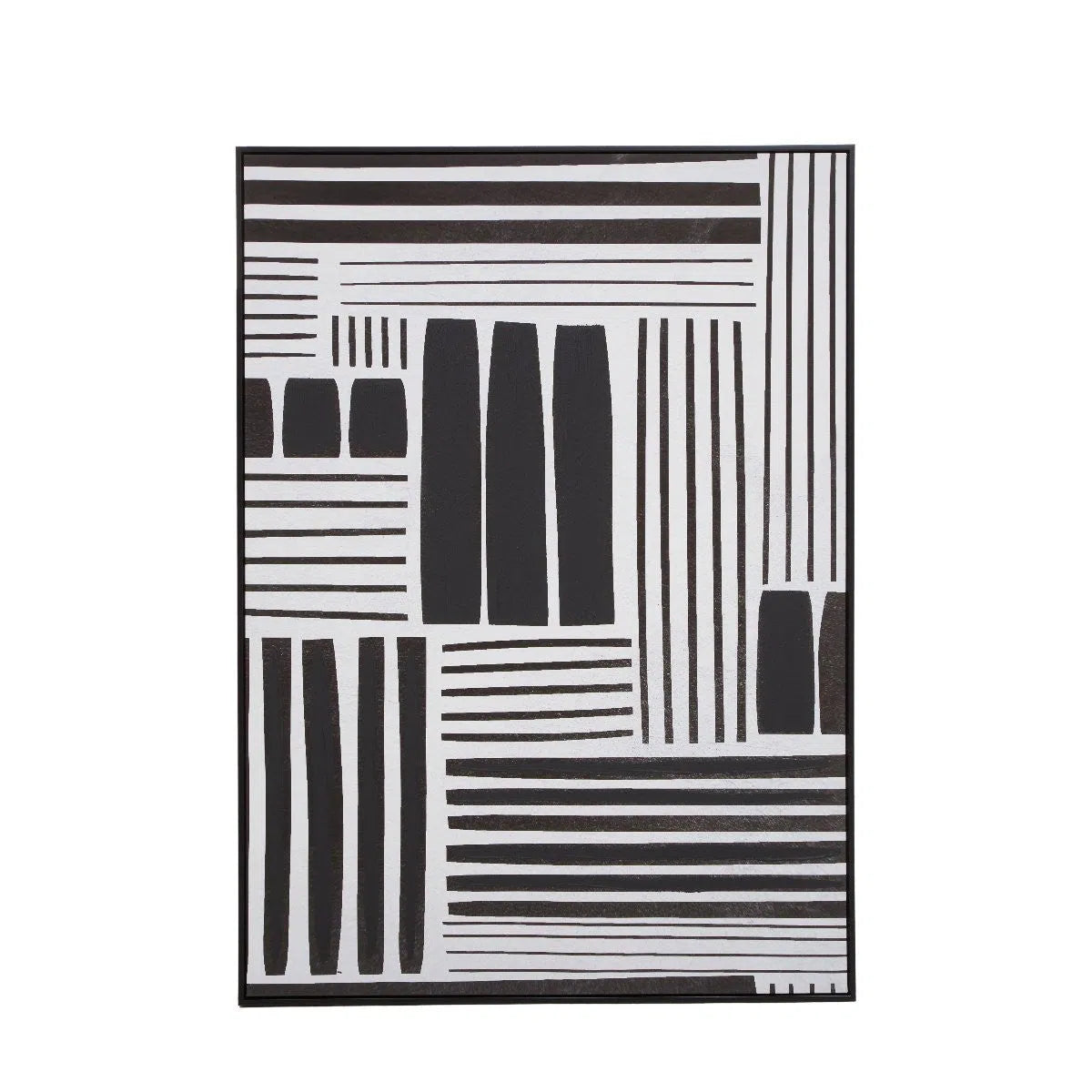 Beaumonde Home ‘Astratti Retro Grace Stripes’ Wall Art-Beaumonde