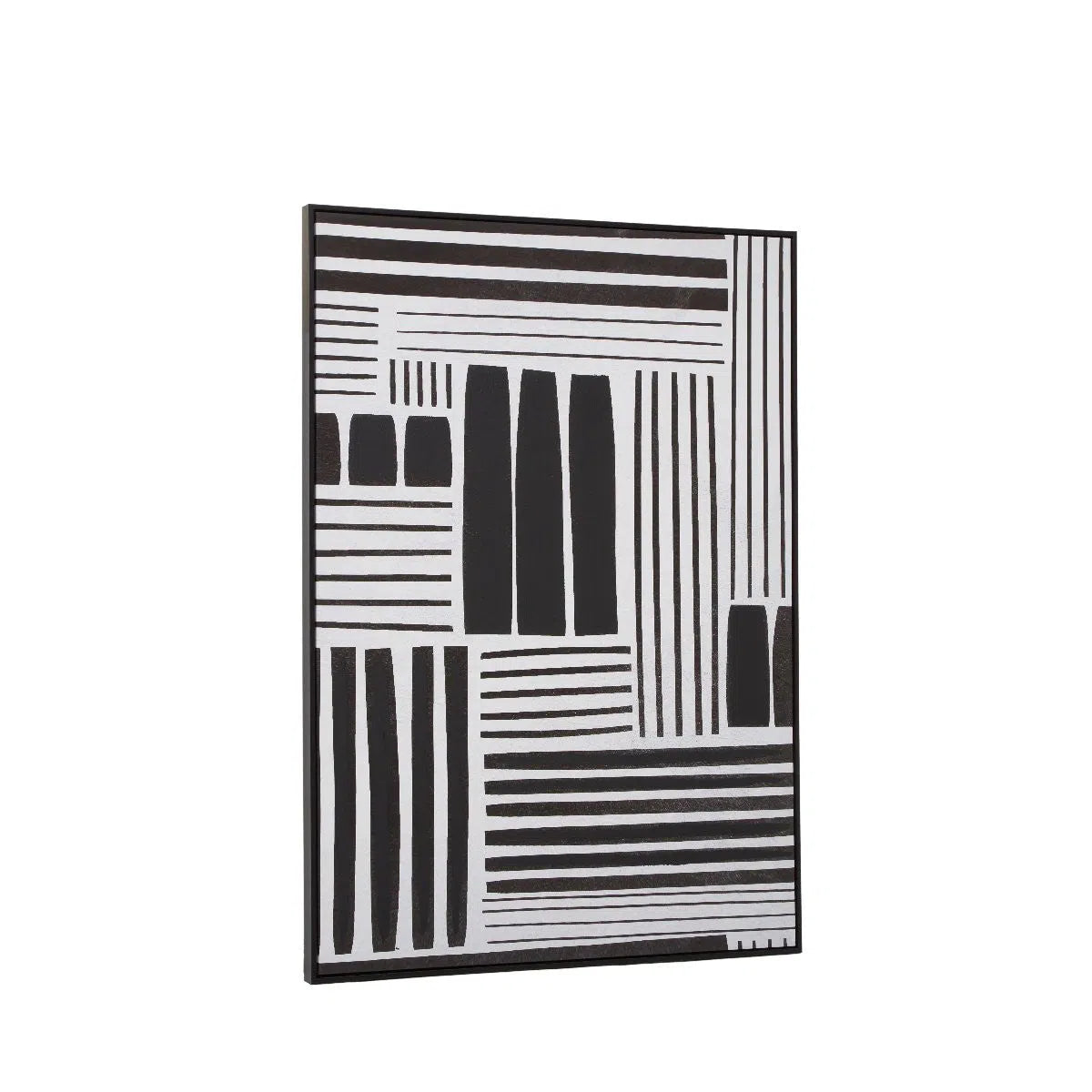 Beaumonde Home ‘Astratti Retro Grace Stripes’ Wall Art-Beaumonde