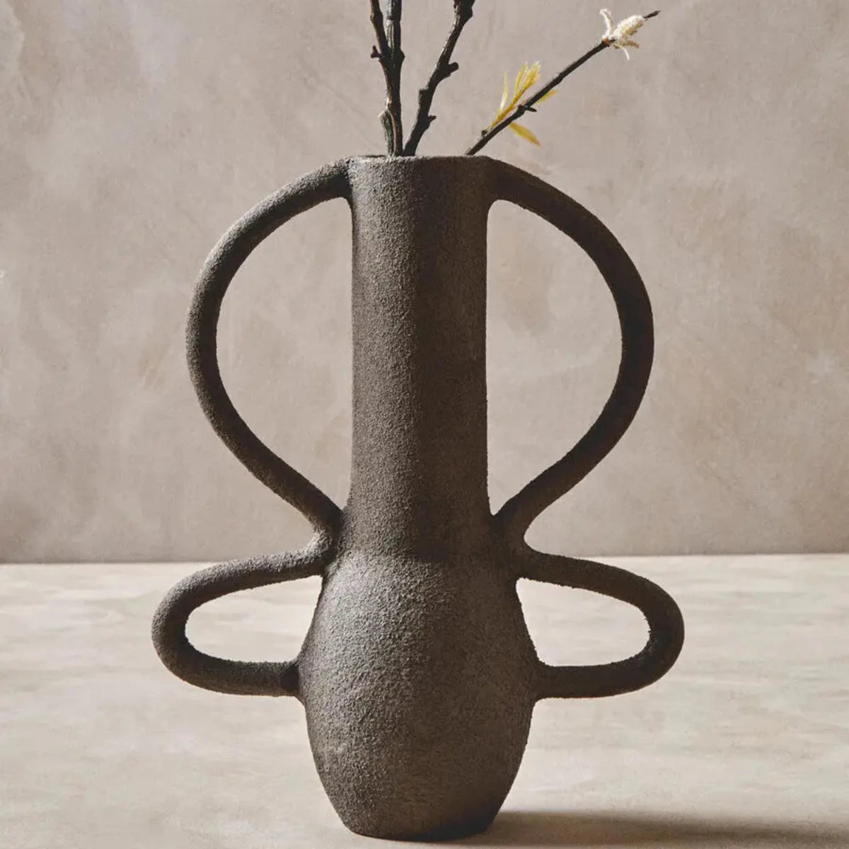 Beaumonde's Derva Small Textured Grey Vase 3