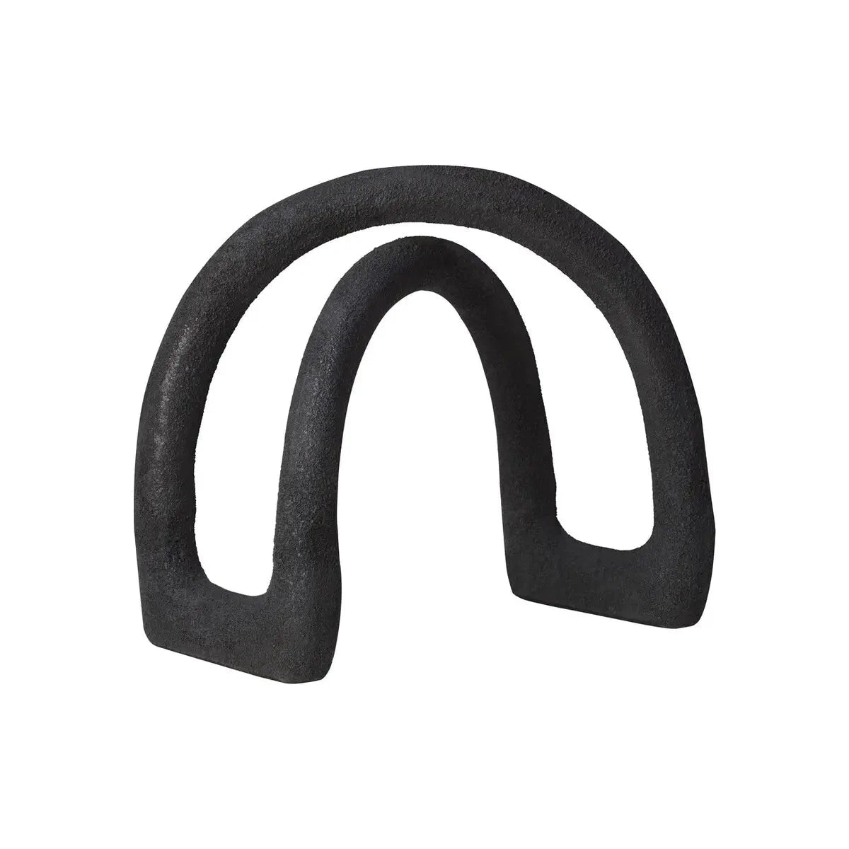 Beaumonde Home Derva Textured Black Sculpture-Beaumonde