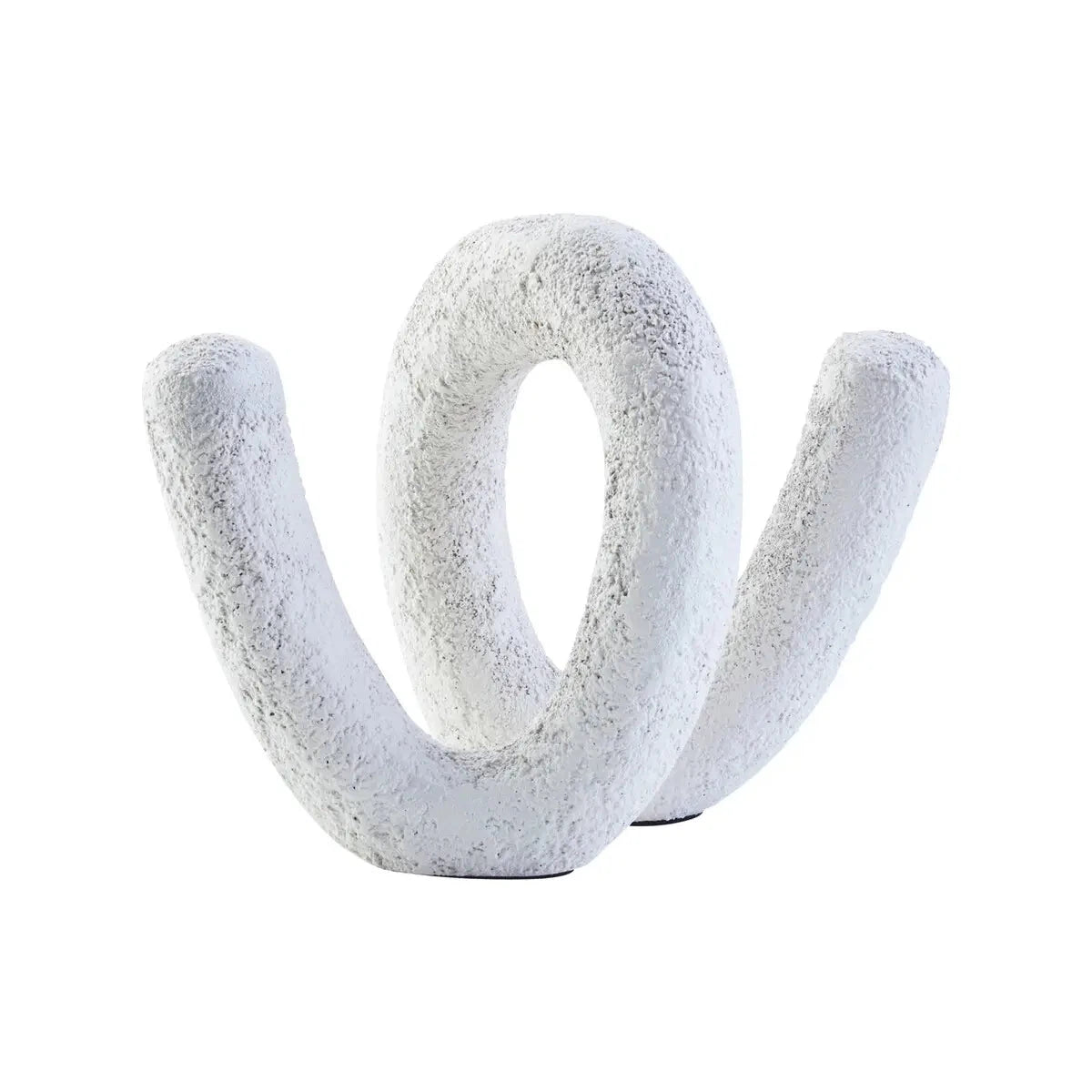 Beaumonde's Dune Small Textured White Loop Sculpture