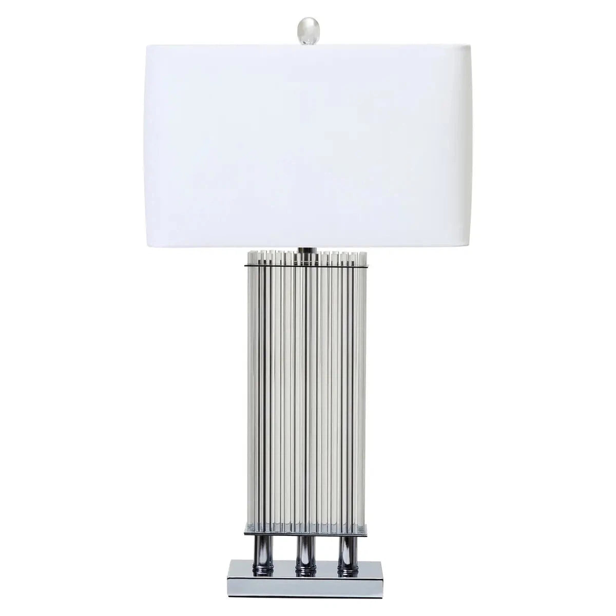 Beaumonde Home Elayna Silver Table Lamp-Beaumonde