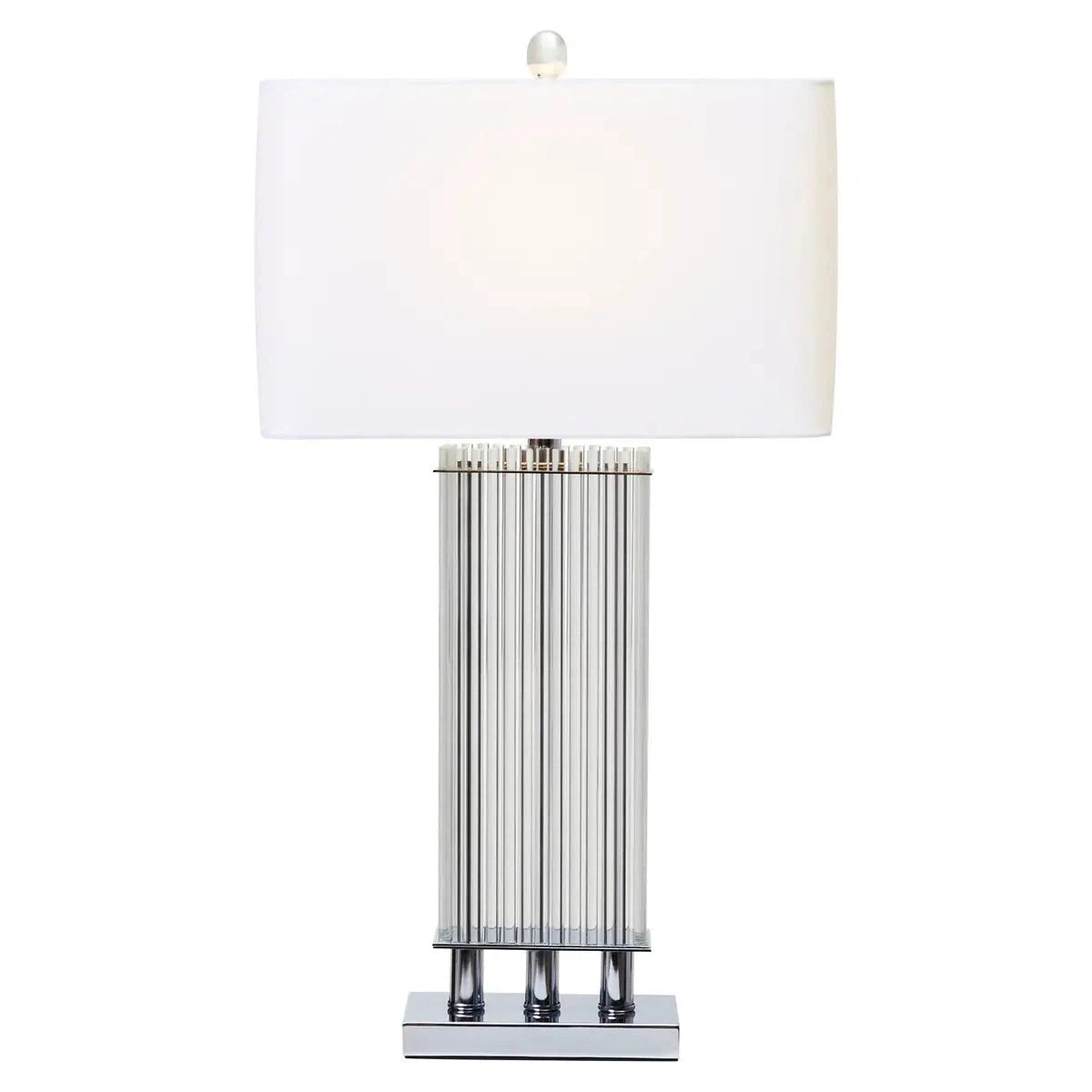Beaumonde Home Elayna Silver Table Lamp-Beaumonde